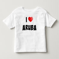 "I Liebe Aruba" - Sonderbekleidung