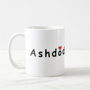I Liebe Ashdod Israel Kaffeetasse