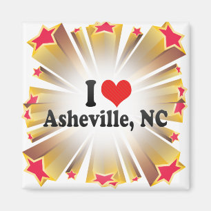 I Liebe Asheville, NC Magnet