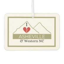 I Liebe Asheville & Western NC Air Freshener