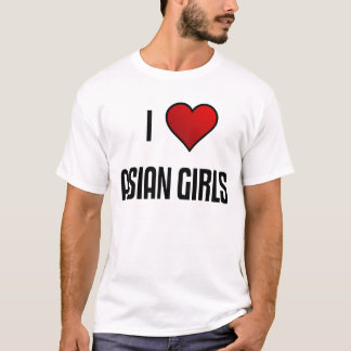I Liebe-Asiats-Mädchen T-Shirt