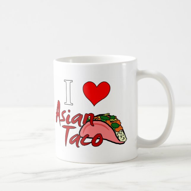 I Liebe-AsiatTaco Kaffeetasse (Rechts)