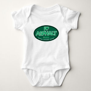 I Liebe Asphalt 1 Stück Baby Bodysuit - White Baby Strampler