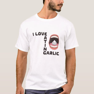I Liebe aß Knoblauch T-Shirt