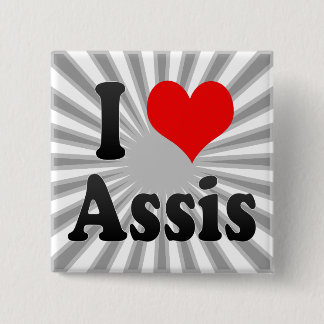 I Liebe Assis, Brasilien Button