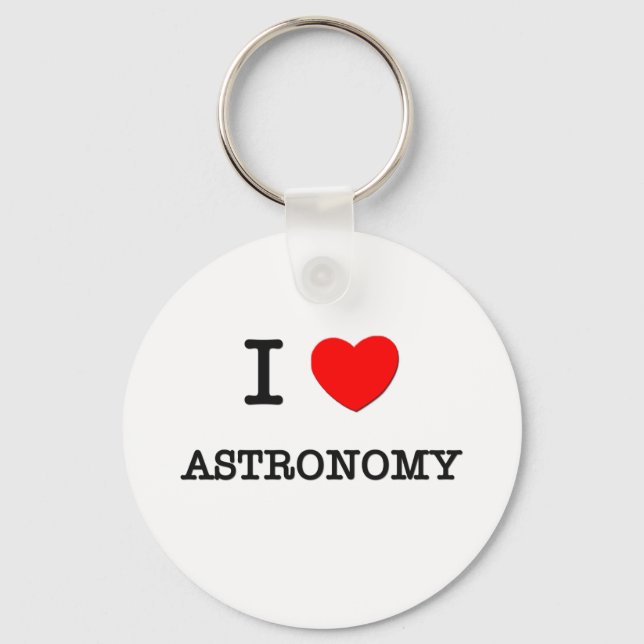 I LIEBE ASTRONOMIE SCHLÜSSELANHÄNGER (Vorderseite)
