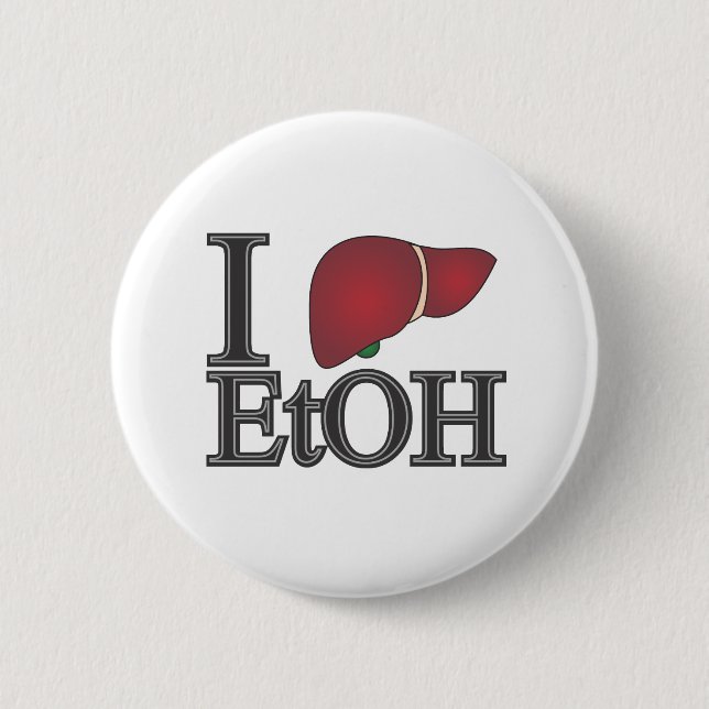 I Liebe-Äthanol Button (Vorderseite)