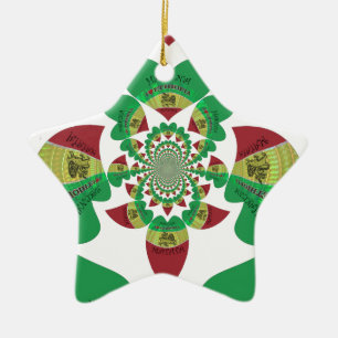 I Liebe Äthiopien Liebliche Herzklopfen Keramikornament