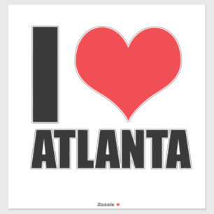 I Liebe Atlanta Aufkleber