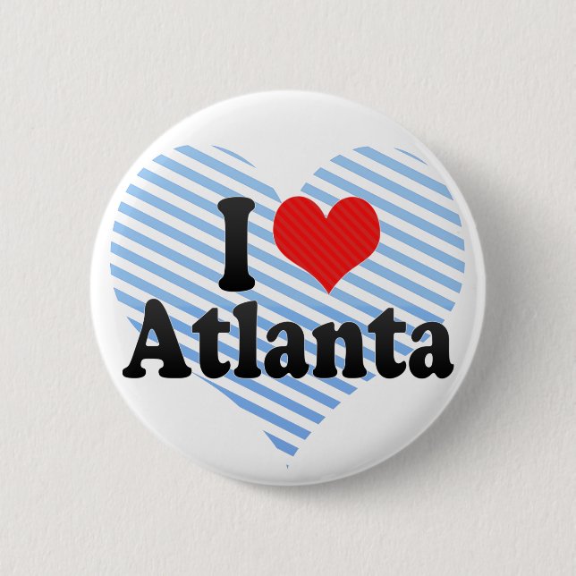 I Liebe Atlanta Button (Vorderseite)