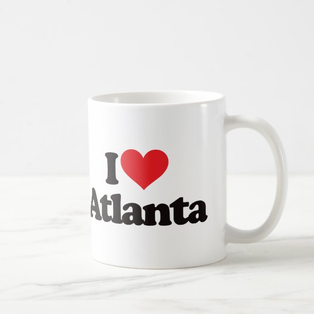 I Liebe Atlanta Kaffeetasse (Rechts)