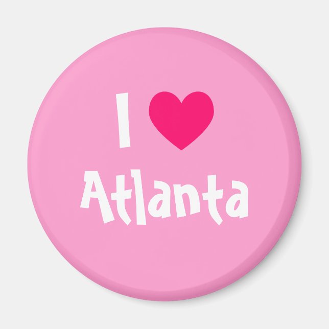 I Liebe Atlanta Magnet (Vorne)