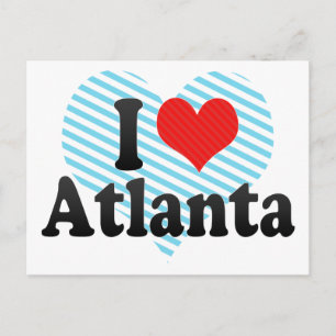 I Liebe Atlanta Postkarte