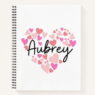 I Liebe Aubrey Notizbuch