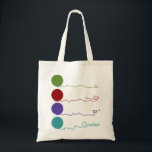 I Liebe auf Crochet Bag Tragetasche<br><div class="desc">Schreib es aus! Ich Liebe zu Häkeln! Eine tolle Tasche,  um Garn zu tragen,  dieses Design wird sicher viel Aussehen und Lächeln bekommen. Original-Kunstwerk von Night Owl's Menagerie,  2010.</div>