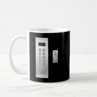 I Liebe Aufzug Niedliche Aufzugstasten Mechanische Kaffeetasse