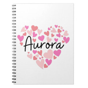 I Liebe Aurora Notizblock