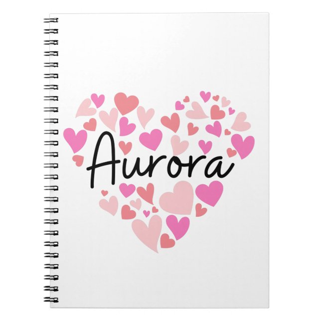 I Liebe Aurora Notizblock (Vorderseite)