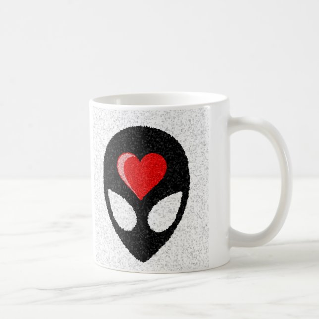 I LIEBE-Außerirdische! Kaffeetasse (Rechts)