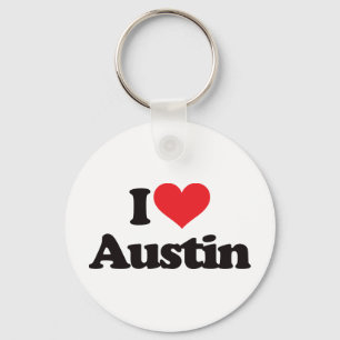 I Liebe Austin Schlüsselanhänger