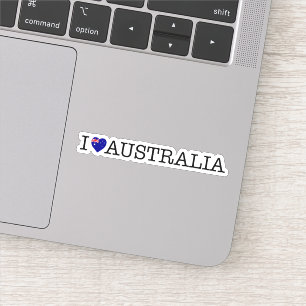 I Liebe Australien Aufkleber