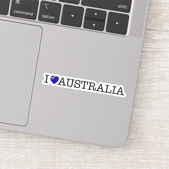 I Liebe Australien Aufkleber (Detail)