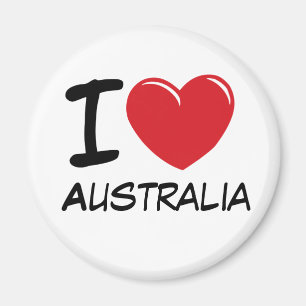 I Liebe Australien Magnet