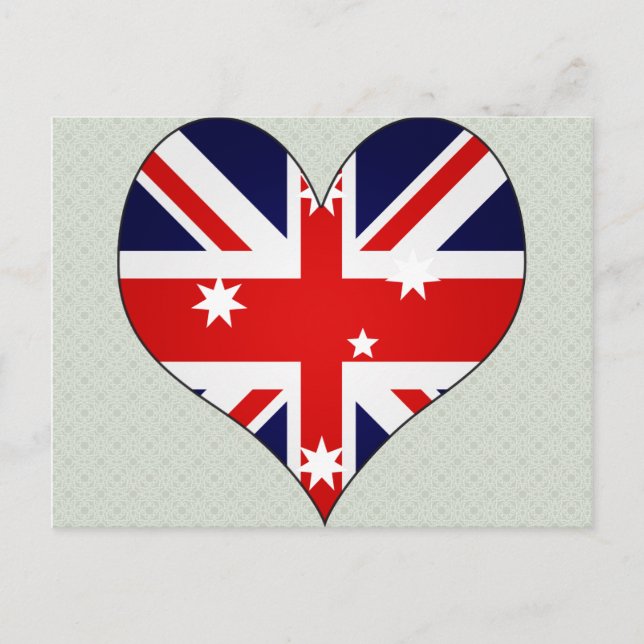 I Liebe Australien Postkarte (Vorderseite)