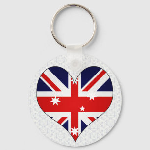 I Liebe Australien Schlüsselanhänger