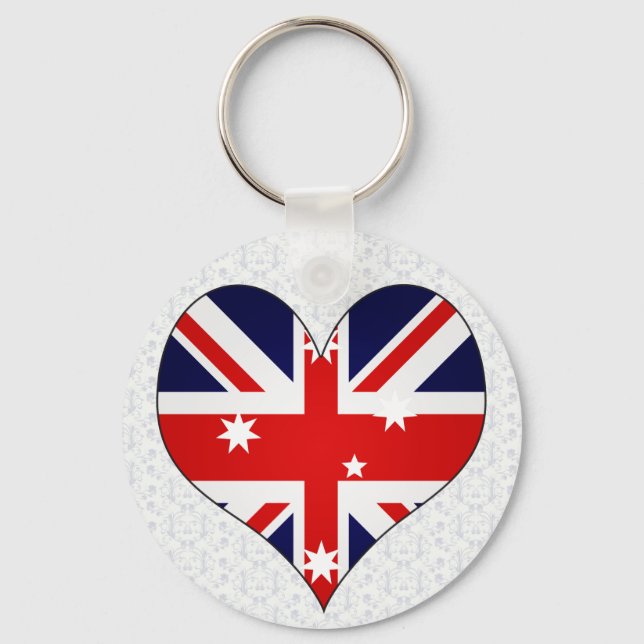 I Liebe Australien Schlüsselanhänger (Vorderseite)