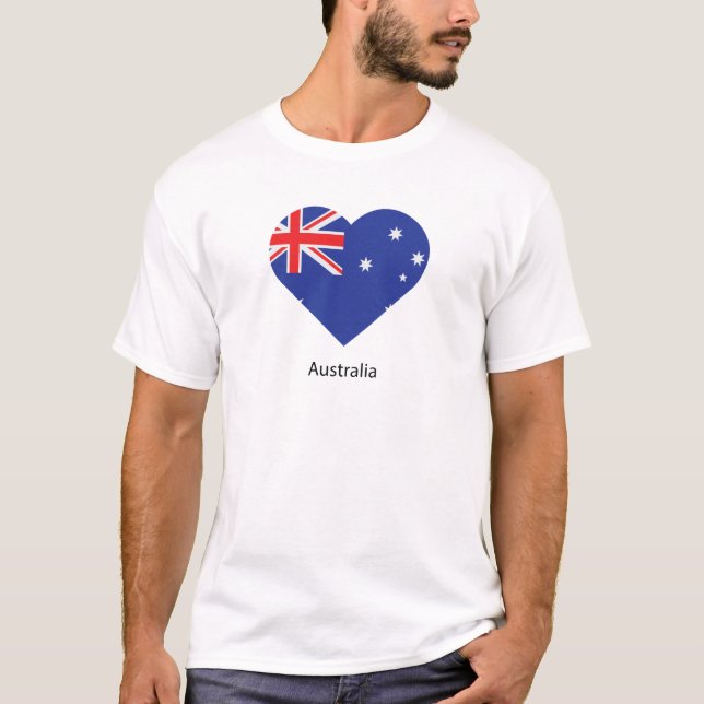 I Liebe Australien T-Shirt (Vorderseite)