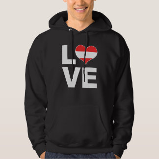 I Liebe Austria Herzenflagge Österreich Hoodie