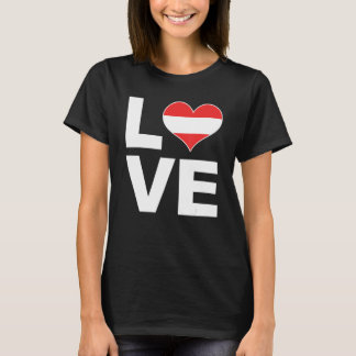 I Liebe Austria Herzenflagge Österreich T-Shirt