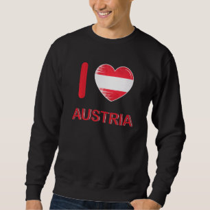 I Liebe Austria My Zuhause My Country Heart Austri Sweatshirt