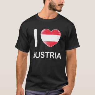 I Liebe Austria My Zuhause My Country Heart Austri T-Shirt