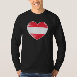 I Liebe Austria My Zuhause My Country Heart Austri T-Shirt