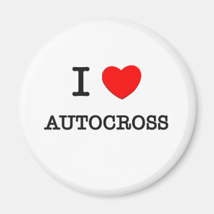 I LIEBE AUTOCROSS MAGNET
