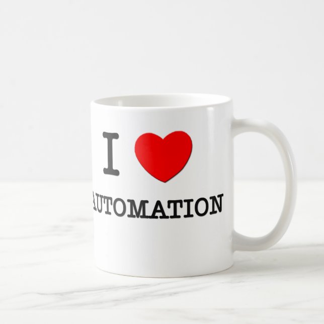 I Liebe-Automatisierung Kaffeetasse (Rechts)