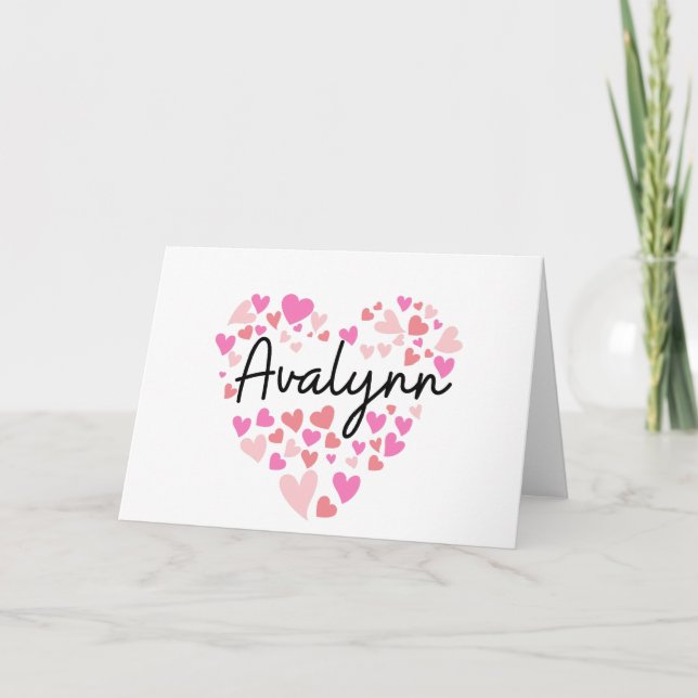 I Liebe Avalynn - Herz für Avalynn (Vorderseite)