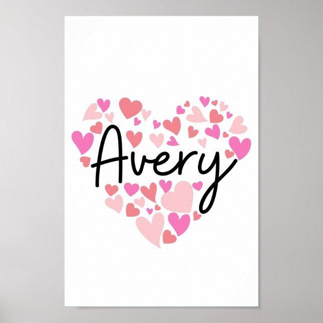I Liebe Avery Poster (Vorne)