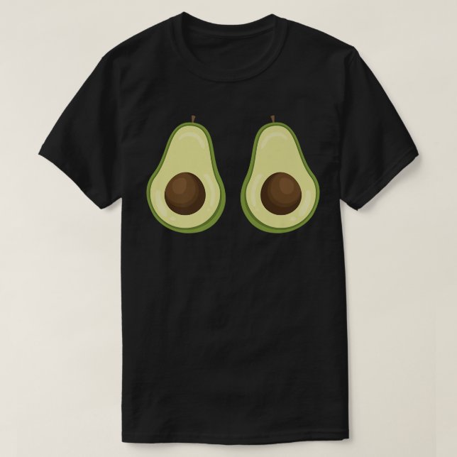 I Liebe Avocado T-Shirt (Design vorne)