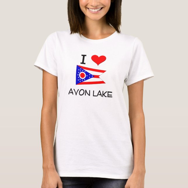 I Liebe Avon See Ohio T-Shirt (Vorderseite)