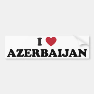 I Liebe Azerbaijan Autoaufkleber