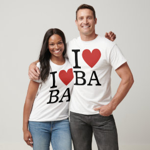 I ❤️ Liebe BA (Business Analytics Staff) CUSTOM T-Shirt
