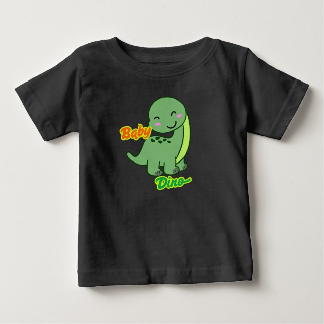 I Liebe Baby Dino Baby T-shirt (Vorderseite)