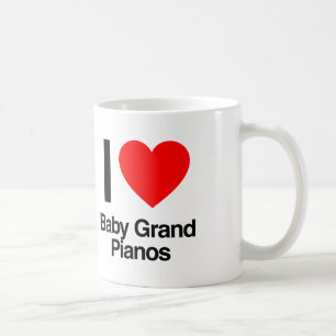 i Liebe Baby Grand Pianos Kaffeetasse