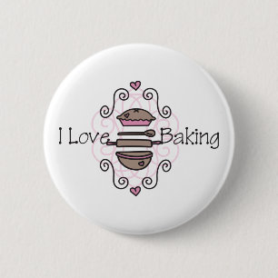 I Liebe Backen Button