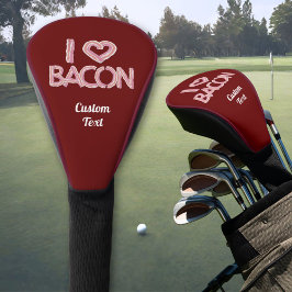 I Liebe Bacon Golf Headcover