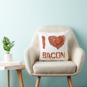 I Liebe Bacon Kissen