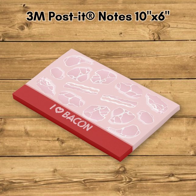 I Liebe Bacon Post-it Klebezettel (Von Creator hochgeladen)